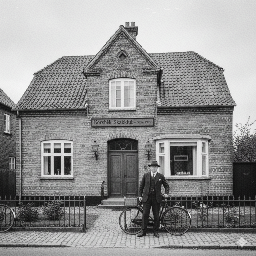 Klubhuset, Korsbaek Skakklub, stiftet 1929